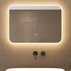 doporro Design LED-Spiegel Wandspiegel 70x50cm Produktbild-Vorschau 1