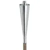 Blomus Gartenfackel ORCHOS, Edelstahl matt, Holzspieß, Produktbild-Vorschau 4