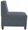 vidaXL Canapé modulaire sans accoudoirs gris foncé 55 cm Voir les images du produit 6