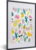 MuchoWow® Gerahmtes Poster Sommer - Symbole - Weiß 40x60 cm Produktbild-Vorschau 1
