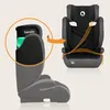A car seat is shown in two parts, with an arrow indicating how the headrest part attaches to the main seat. Anteprima dell’immagine prodotto