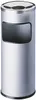DURABLE Papierkorb SAFE mit Ascher 17 Liter silber metallic Produktbild-Vorschau 10