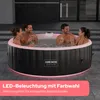AREBOS Whirlpool, aufblasbar, 6 Pers., Ø 208 cm, 1000L, Produktbild-Vorschau 4