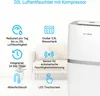 KLAMER Luftentfeuchter elektrisch 20L, 195m³ Luftumwälzung Produktbild-Vorschau 2