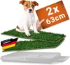 PFOTENWUNDER® Hundetoilette 2x -EASY-WASH-Ersatz-Rasen Produktbild-Vorschau 1