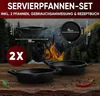 GUSSKÖNIG Gusseisen Grillpfännchen für Grill (2er Set) -  Produktbild-Vorschau 2
