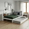 Merax Kinderbett Funktionsbett 120x200 cm mit Ausziehbett Produktbild-Vorschau 8