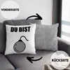 Trendation - Du Bist Bombe Lustige Deko-Kissen mit Füllung Produktbild-Vorschau 2