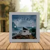 Camper Life mit Campervan Rahmen Spardose aus Holz Produktbild-Vorschau 2