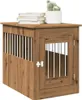 vidaXL Cage pour chien style meuble chêne Artisan 55x80x68 Voir les images du produit 9