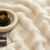 Kuscheldecke Kaninchen Plüsch Decke Kunstfell Warme Produktbild-Vorschau 2