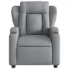 Masážní křeslo Light Grey Fabric Náhled obrázku produktu 6