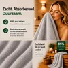 Unyqoos® XXL Saunatuch-Set 2x 80×200 cm, 100% Baumwolle, Produktbild-Vorschau 5