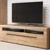 Fernsehwand Eiche Grandson Nb. TURDA-83 mit LED Beleuchtung Produktbild-Vorschau 9