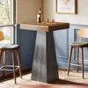 Tribesigns 100 cm quadratischer Bartisch, hoher Bistrotisch Produktbild-Vorschau 1