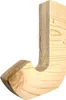 Zayno® Holzbuchstabe "J" aus massivem Fichtenholz | Produktbild-Vorschau 1