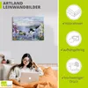 ARTland Leinwandbild Funkelndes Griechenland Größe: 40x30 Produktbild-Vorschau 3