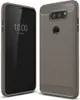 LG Q8 TPU Case Carbon Fiber Optik Brushed Schutz Hülle Grau Produktbild-Vorschau 1