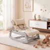 KOMFOTTEU 2 in 1 Babywippe, Schaukelsessel für Baby ab 6 Produktbild-Vorschau 2