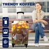 MuchoWow® Koffer Handgepäck Trolley Rollkoffer Kleine Produktbild-Vorschau 2