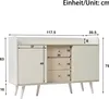 MODFU Kommoden Sideboard mit drei Schubladen Sideboard für Produktbild-Vorschau 7