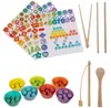 Kruzzel Dřevěné puzzle - korálky DU17252 Produktbild-Vorschau 15