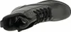 A black leather boot is shown from a top-down perspective, with the laces visible. Produktbild-Vorschau
