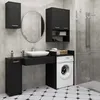 Armoire à laver noire pour rangement intelligent 64 cm avec Voir les images du produit 5