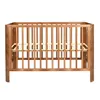 Novi Philou babybed, 60x120 cm, walnoot/beuken, in hoogte Productafbeelding-voorbeeld 4