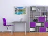 Wallario Poster mit Fenster-Illusion: Tiefblauer See mit Produktbild-Vorschau 3