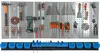Werkzeugwand 156x72 cm Metall Lagersystem mit Produktbild-Vorschau 6