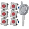 6X Mikrotaster 4 polig 6.2 x 6.2 x 3.4 mm kompatibel mit Produktbild-Vorschau 6