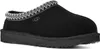 A black UGG slipper is shown from a side angle against a white background. Voir les images du produit