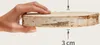 Grandes rondelles d'arbre 2 pcs. Bois de décoration Disques Voir les images du produit 3