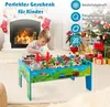 GOPLUS Spieltisch aus Holz mit 80-teiliges Eisenbahn-Set, Produktbild-Vorschau 3