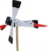 Holz-Windmühle Gartenfigur, Mardervertreiber, Storch Produktbild-Vorschau 1