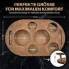 Couchbar Snackbox Eiche mit 4 Glasschalen - Getränkehalter Produktbild-Vorschau 6