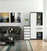 Comò CL5 40 cm Grigio Grafite e Bianco Anteprima dell’immagine prodotto 4