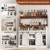 120 cm lange Kaffeebar mit Gläserhalter und Produktbild-Vorschau 5