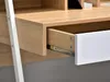 Široký psací stůl BATO - dub sonoma / bílý Náhled obrázku produktu 9