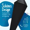 itenga Bastelschultüte mit Verschluss SCHWARZ 6eckig 85cm Produktbild-Vorschau 4