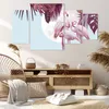 Bild auf Leinwand - Leinwandbild - 4 Teile - Flamingos Produktbild-Vorschau 7