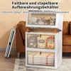Faltbarer Kleiderschrank Organizer - Kunststoff Produktbild-Vorschau 7