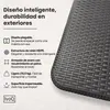 IvoQ Mesa plegable – 180 cm – aspecto ratán –  – mesa de Vista previa de la imagen del producto 4