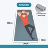 An illustration of a person lying on a mattress with dimensions indicated. Produktbild-Vorschau