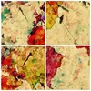 Bilder auf glas - Einteilig - Karte Welt modern - 50x70cm - Produktbild-Vorschau 8