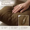 Kissenbezug 50x70 cm Braun | 100% Baumwolle | Atmungsaktive Produktbild-Vorschau 4