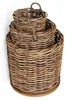 Dickes CL Rattan Korb CESTINO braun ca.D55cm Produktbild-Vorschau 5