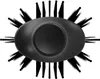 A black hair dryer brush is shown against a white background. Podgląd zdjęcia produktu