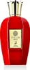 A red perfume bottle with a gold crown-shaped cap and a gold label. Produktbild-Vorschau